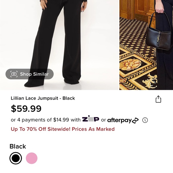 Lillian Lace Jumpsuit - Picture 9 of 10